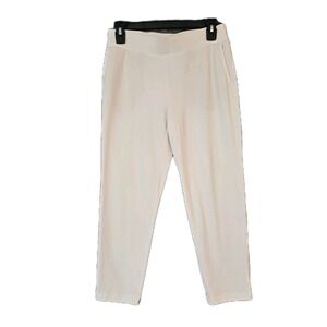 J Jill Pure Pants Womens XS Affinity French Terry Slim Crop Pockets Minimalist